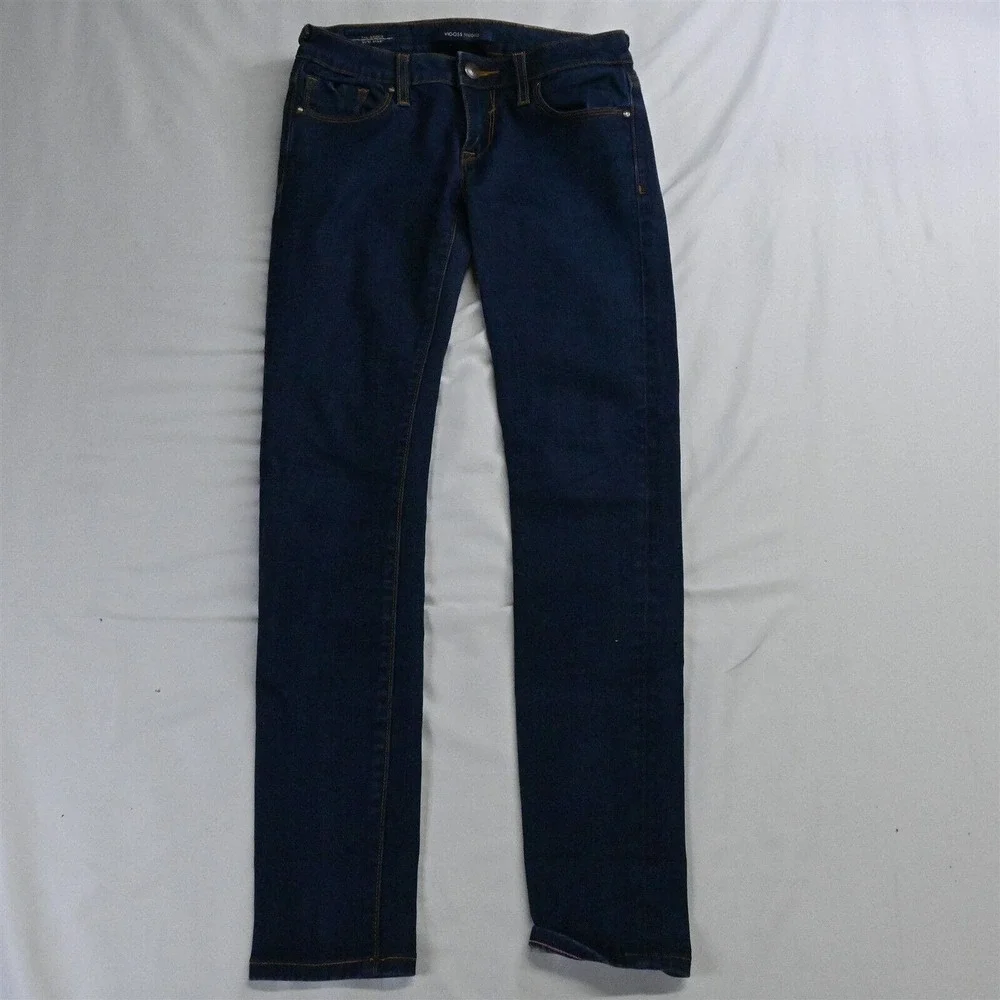 Vigoss 1/2 Jagger Super Skinny Dark‎ Wash Stretch Denim Jeans